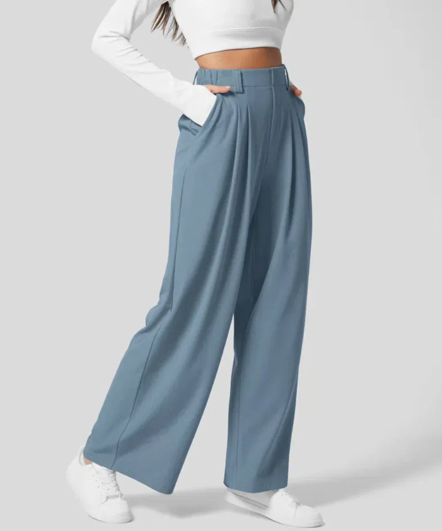 Aurel | Pantalone Elastico Elegante a Vita Alta