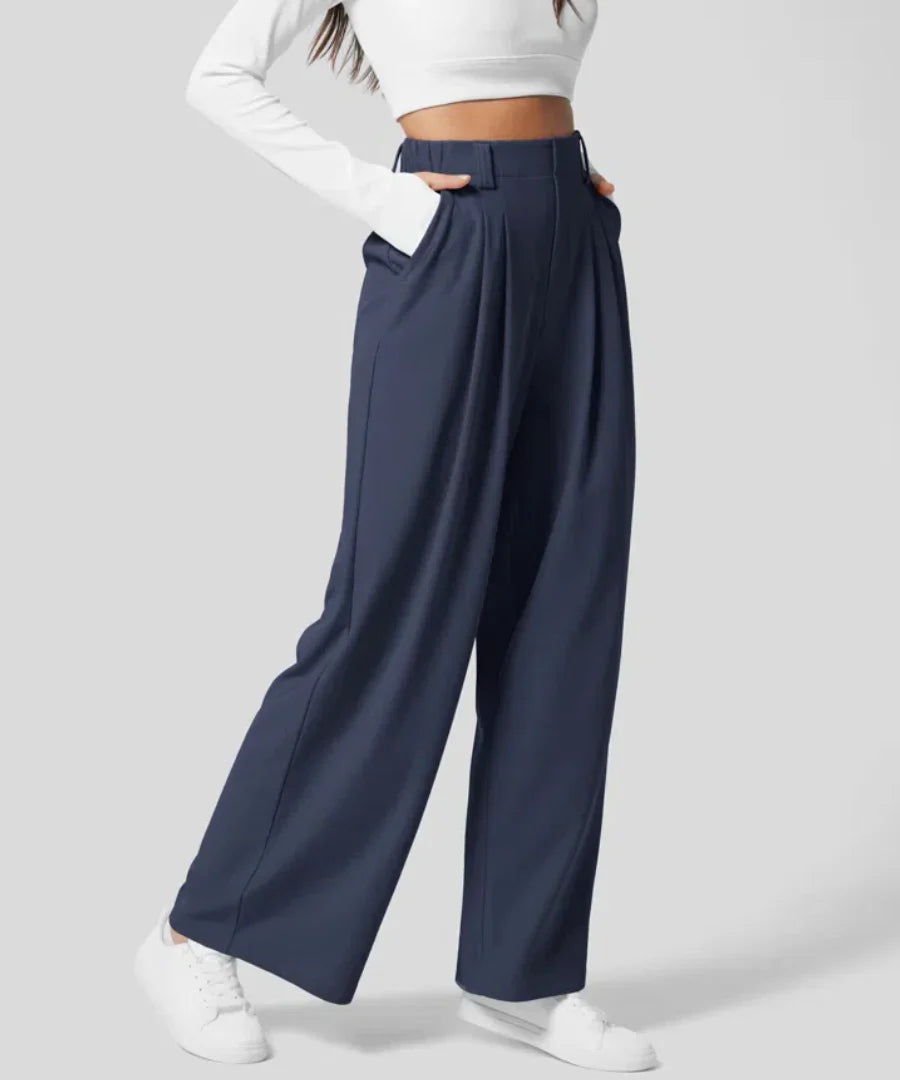 Aurel | Pantalone Elastico Elegante a Vita Alta