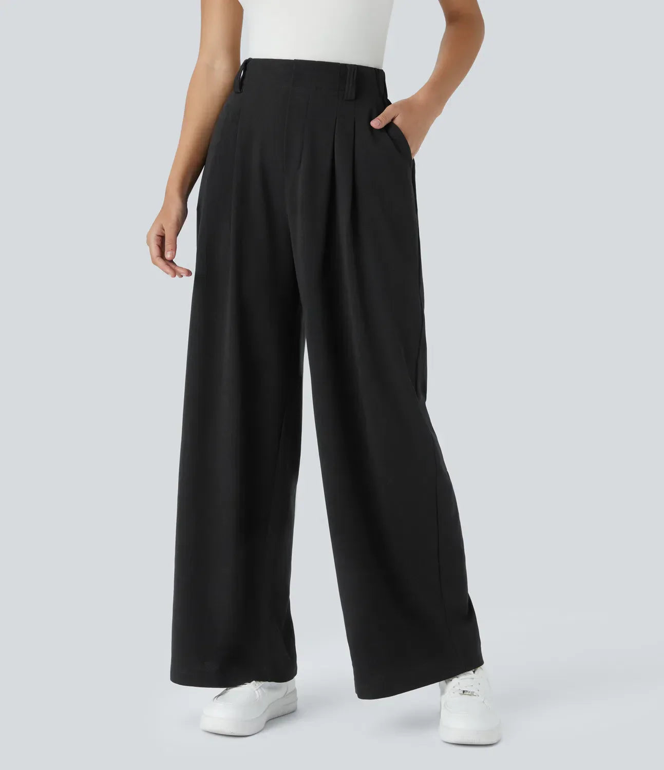 Aurel | Pantalone Elastico Elegante a Vita Alta