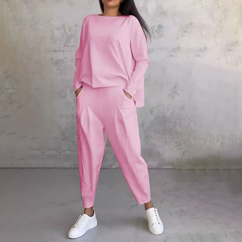 Set 2 pezzi con maglia a maniche lunghe e pantaloni