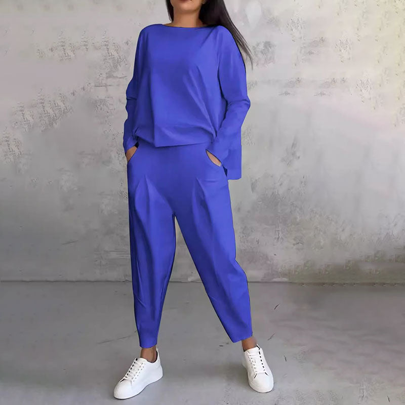 Set 2 pezzi con maglia a maniche lunghe e pantaloni