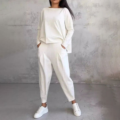 Set 2 pezzi con maglia a maniche lunghe e pantaloni